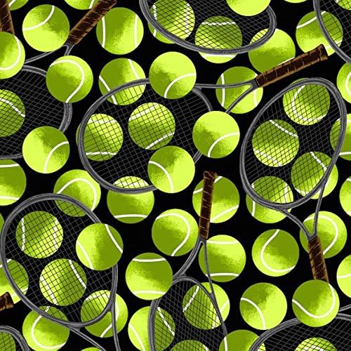 Tennis Sports Fleece Throw Blanket with Finished Edges