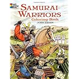 samurai warriors dover history coloring book