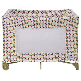 Coverplay Play Yard Slipcover- Multi Dots