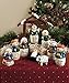10-Pc. Inspirational Snowman Nativity Set Christmas Seasonal Holiday Decor
