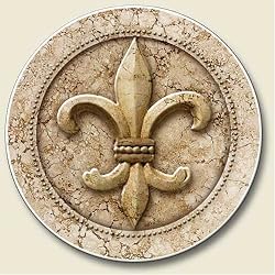 Fleur De Lis Auto Coaster, Single Coaster for Your Car
