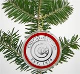Chicago Cubs Silver Coin Ornament