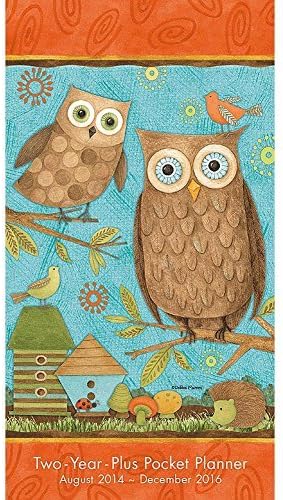OWLS by Debbie Mumm 2 Year Monthly Pocket Planner August 2014 - December 2016