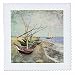 3dRose qs_128138_2 Sunflowers by Vincent Van Gogh Quilt Square, 6 by 6