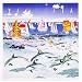 Art �ݥ������ե졼�� HIRO YAMAGATA ( �ҥ� ��ޥ��� ) / Green Dolphins�� ���꡼��ɥ�ե���(1990ǯ��)���������֡����Ȥ�ɤ������ĥ���åȤ򡢤ޤ�Ǵ��ޤ��뤫�Τ褦�˥��륫�����������פ��롣���̤αƤ������Ʃ���٤��������ζ�����ʪ��äƤ��롣