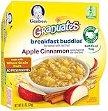 Gerber Graduates Breakfast Buddies - Apple Cinnamon Cereal, 4.5-Ounce (Pack of 8)