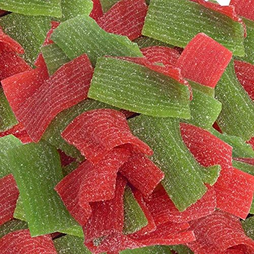 Sour Rips® Bite-size Licorice Pieces Packs(strawberry &amp; Green Apple) - 12 Ct. Case