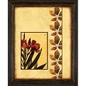 Floral Silhouette A Wall Art - 11x14"