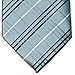 Retreez Plaid Check Styles Woven Microfiber Men's Tie Necktie - Grey