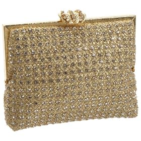 studded clutch handbags La Regale 28948 Clutch