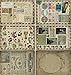 Washi Masking Tape 10 Sheets Korea Vintage Pretty Sticker Set - Sticker Paper Colorful Paper Tape-Polaroid Deco Sticker
