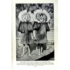 GUERRIERS HORRIBLES de c1920 FISH-FISHED WEED-ROBED PAPOUASIE