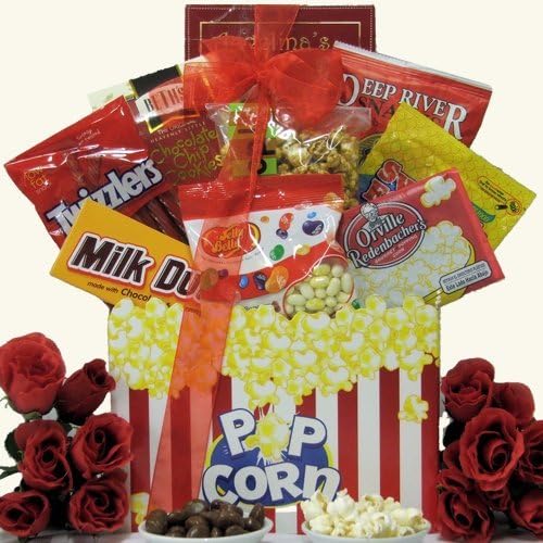 GreatArrivals Gift Baskets Valentine's Day Movie Basket, Date Night, 4 Pound