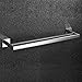 Leyden Chrome Double Towel Bar, Bathroom Polished Silver Towel Holder, Modern Square Wall Mounted Towel Double Rack Rod Bathroom Accessories