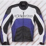 ALPINESTARS GP PLUS LEATHER JACKET BLUE 50 310-097-70-50