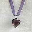 Murano Glass Pendant - Sophie Purple