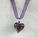 Murano Glass Pendant - Sophie Purple