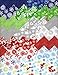 Moda Folk Art Holiday Charm Pack, Set of 42 5-inch (12.7cm) Precut Cotton Fabric Squares