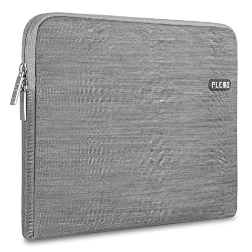 Laptop Sleeve, PLEMO Denim Fabric 13-13.3 Inch Laptop / Notebook Computer / MacBook / MacBook Pro / MacBook Air Sleeve Case Bag Cover, Grey