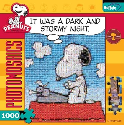 Buffalo Games Peanuts Photomosaic: Literary Ace