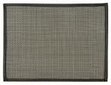 Woven Plastic Mat Silver  (Set of 4)