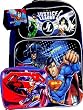 Superman 15" Blue Backpack & Lunch Bag + Wallet