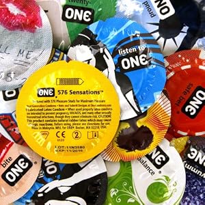 576 Sensations Studded ONE Condoms 12 Retail Box