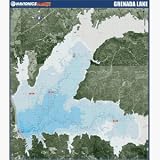Navionics Paper Ms: Grenada Lake Hotmaps - Cartography - Mfr Part #PM5075