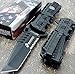 Mtech Rescue Modified Tanto Black Spring Assisted Open Tactical Pocket Knife