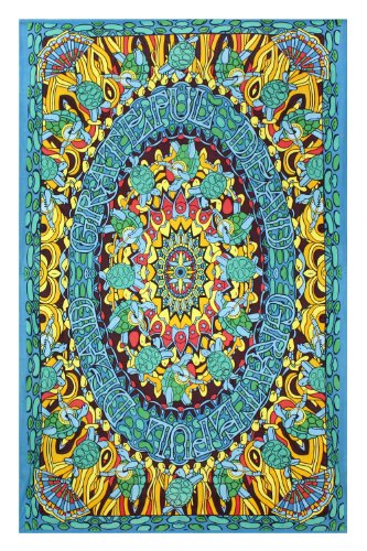 Grateful Dead Terrapin Dance Tapestry - Hanging Wall Art - Measures 60x90 Inches Grateful Dead Terrapin Dance Tapestry - Hanging Wall Art - Measures 60x90 Inches