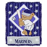 Seattle Mariners Woven Jacquard Baby Throw