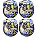 Spin Master Mighty Beanz Star Wars 4-pack Bundle Of 4