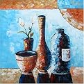 Shadow Study II Original Hand-Painted Oil on Gallery Wrapped Canvas - 32x32"