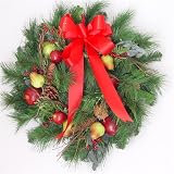 Christmas Wreath Ceder pine with fruit
