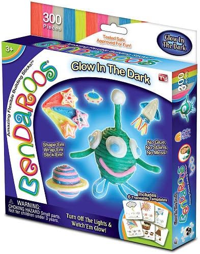 Glow in the Dark Bendaroos - 300 Piece Set
