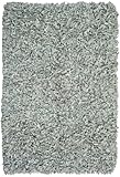Gray Leather Shag 5'x8' Rug with Free Shipping!