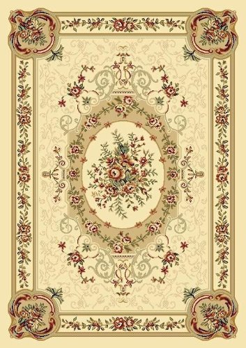 Ivory Burgundy Green Beige 10x13 (9'2x12'6) Black Isfahan Area Rug Oriental Carpet Large New 662