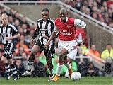 Jigsaw of Abou Diaby (Arsenal) Charles NZogbia (Newcastle) from Arsenal FC