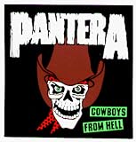 Pantera - Cowboys from Hell - Skull in Cowboy Hat - Sticker / Decal