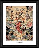 Ed Hardy Japanese Tattoo 20x16 (508x406mm) Framed Print