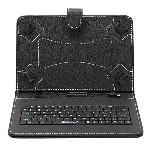 Irulu leather usb keyboard case for 8 - 9 inch touch sc…