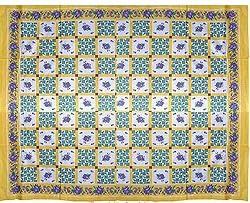 Bedsheet Cotton in Block Print for Bedroom Queen Size (bshtd308)