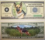 Set of 5 Bills-German Shepherd Million Dollar Bill