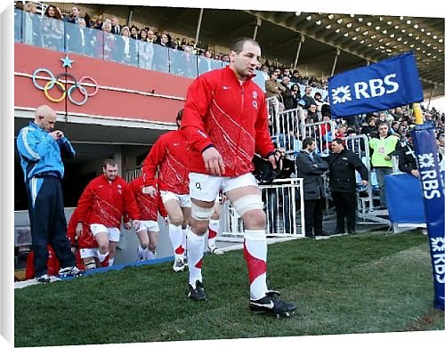 Canvas Prints of Rugby Union - RBS 6 Nations Championship 2008 - Italy v England - Stadio from PA Photos Canvas Prints of Rugby Union - RBS 6 Nations Championship 2008 - Italy v England - Stadio from PA Photos