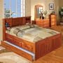 Honey Bookcase Captains Full w/ 3 Drawers and Trundle: Desk Hutch & Chair, TV Stand, 5 Drawers