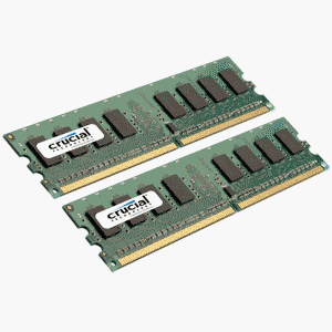 2GB kit (1GBx2) Upgrade for a Dell Dimension 8400 Series System (DDR2 PC2-5300, NON-ECC, )