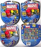 Marvel Universe Mighty Beanz Pack of 4 _ Bundle of 4 PacksIMAGE