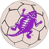 Fanmats Texas Christian Horned Frogs Soccer Ball-Shaped Mats