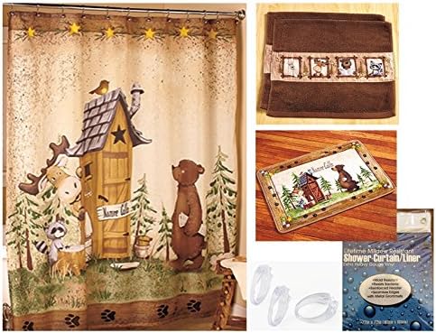 Adorable Nature Calls 6pc Bathroom Set