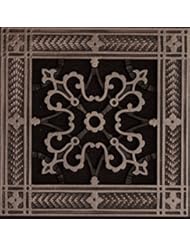 Home Improvement: Decorative Grille, Vent Cover, or Return Register. Made of Urethane Resin to fit over a 6"x6" duct or opening. Total size of vent is 8"x8"x3/8", for wall and ceiling grilles (not for floor use). - Beaux-Artes, Ltd.